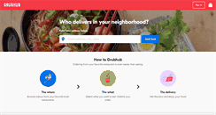 Desktop Screenshot of grubhub.com